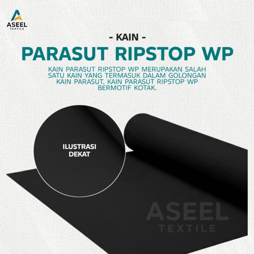 Kain Ripstop WP (Waterproof) - Kain Bahan Jaket Dll