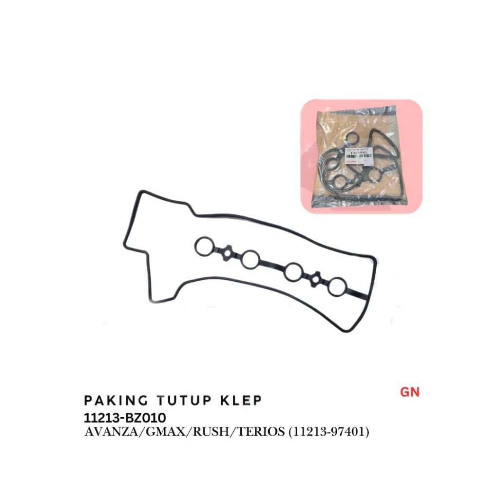 PAKING TUTUP KLEP AVANZA/GMAX/RUSH/TERIOS (11213-97401) 11213-BZ010