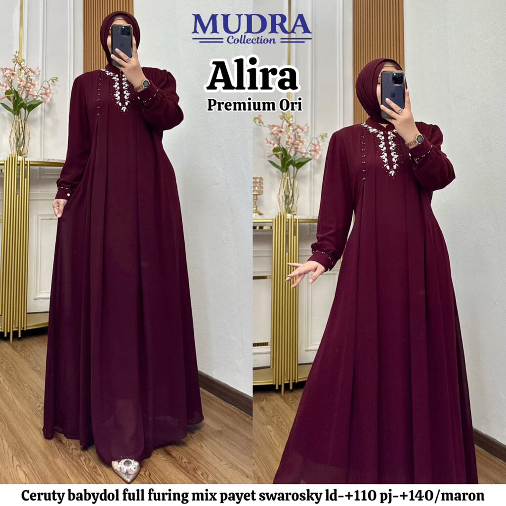 GAMIS DRESS ALIRA ORIGINAL BY MUDRA