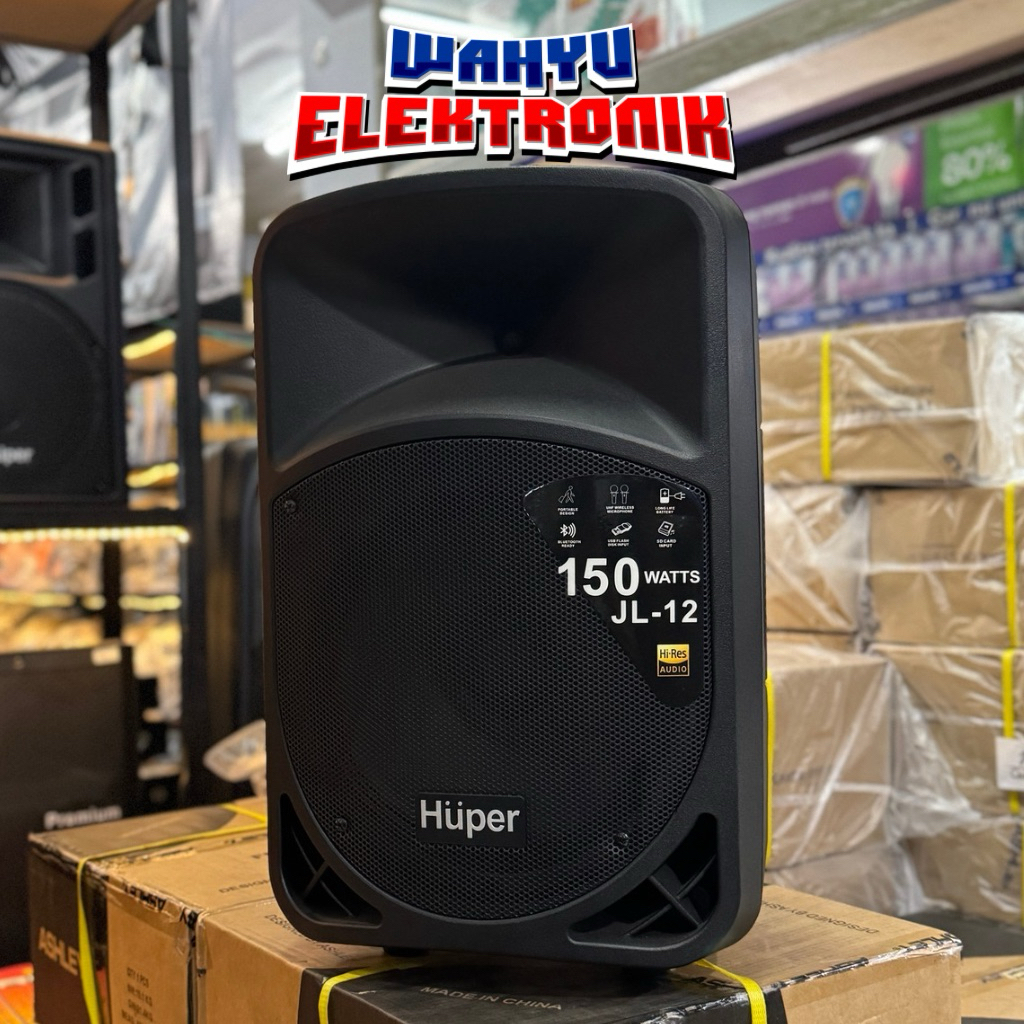 Speaker Aktif Huper JL12 Free 2 microphone