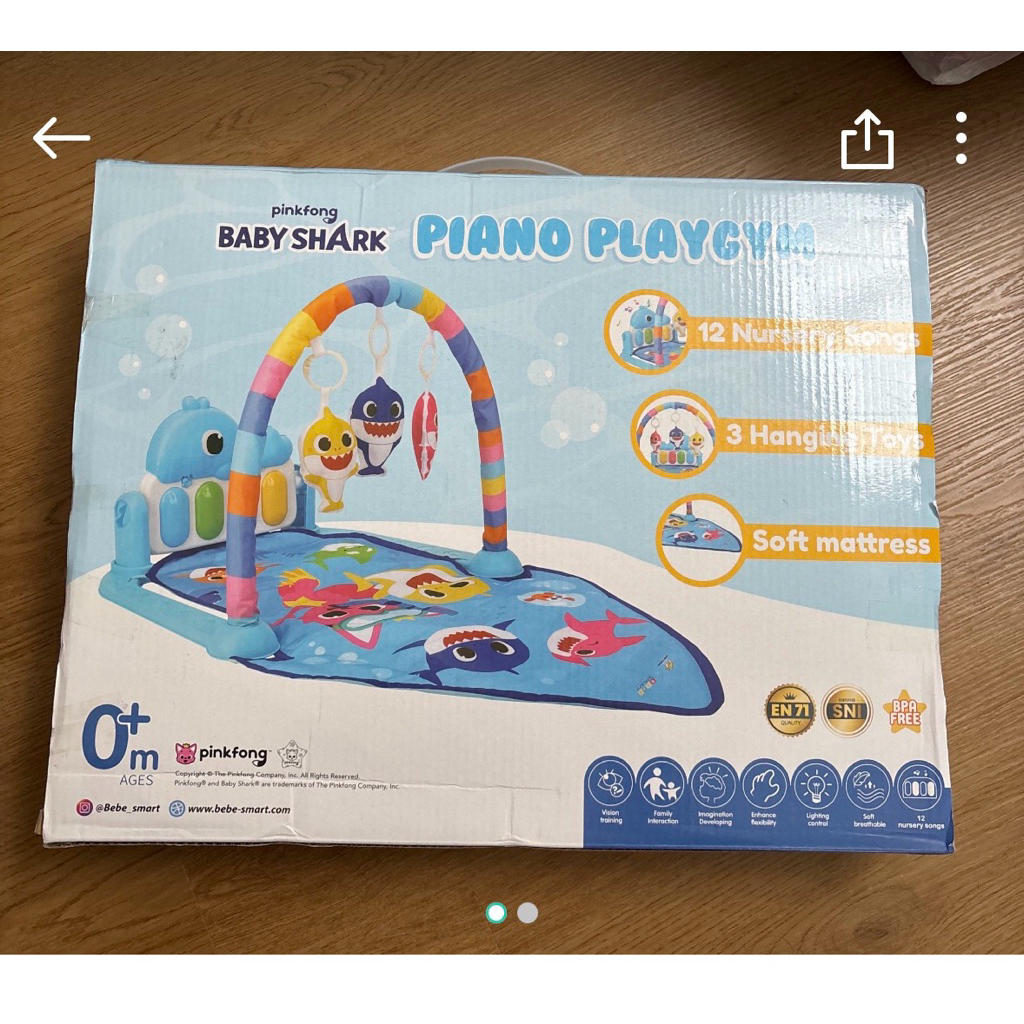 baby mat baby shark gym