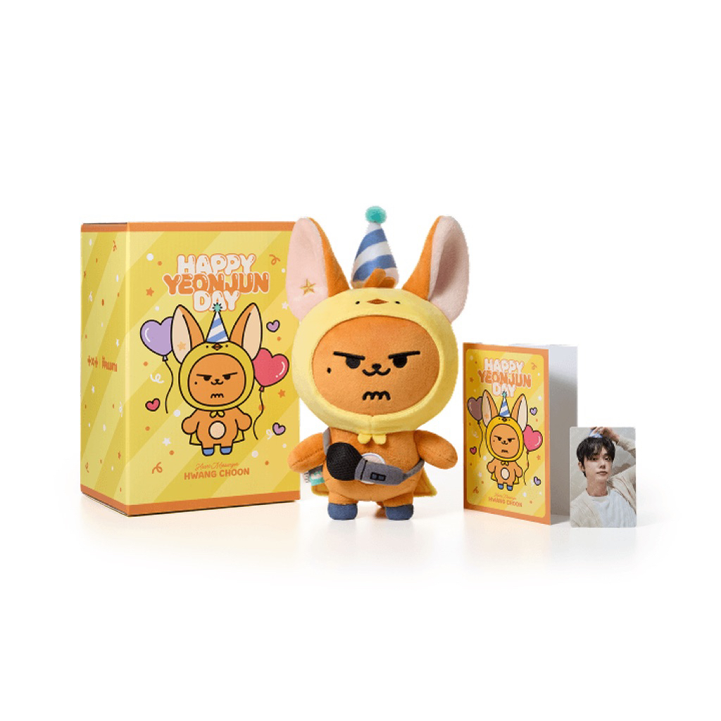 [PRE ORDER] MD HAPPY YEONJUN DAY HEART MESSENGER HWANG CHOON PLUSH SET BONEKA DOLL TOMORROW X TOGETH