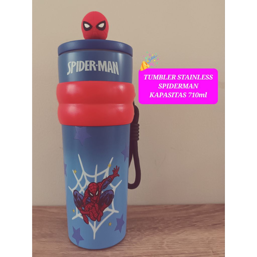 botol minum anak sedotan stainless frozen botol minum spiderman stainless botol sedotan spider stain