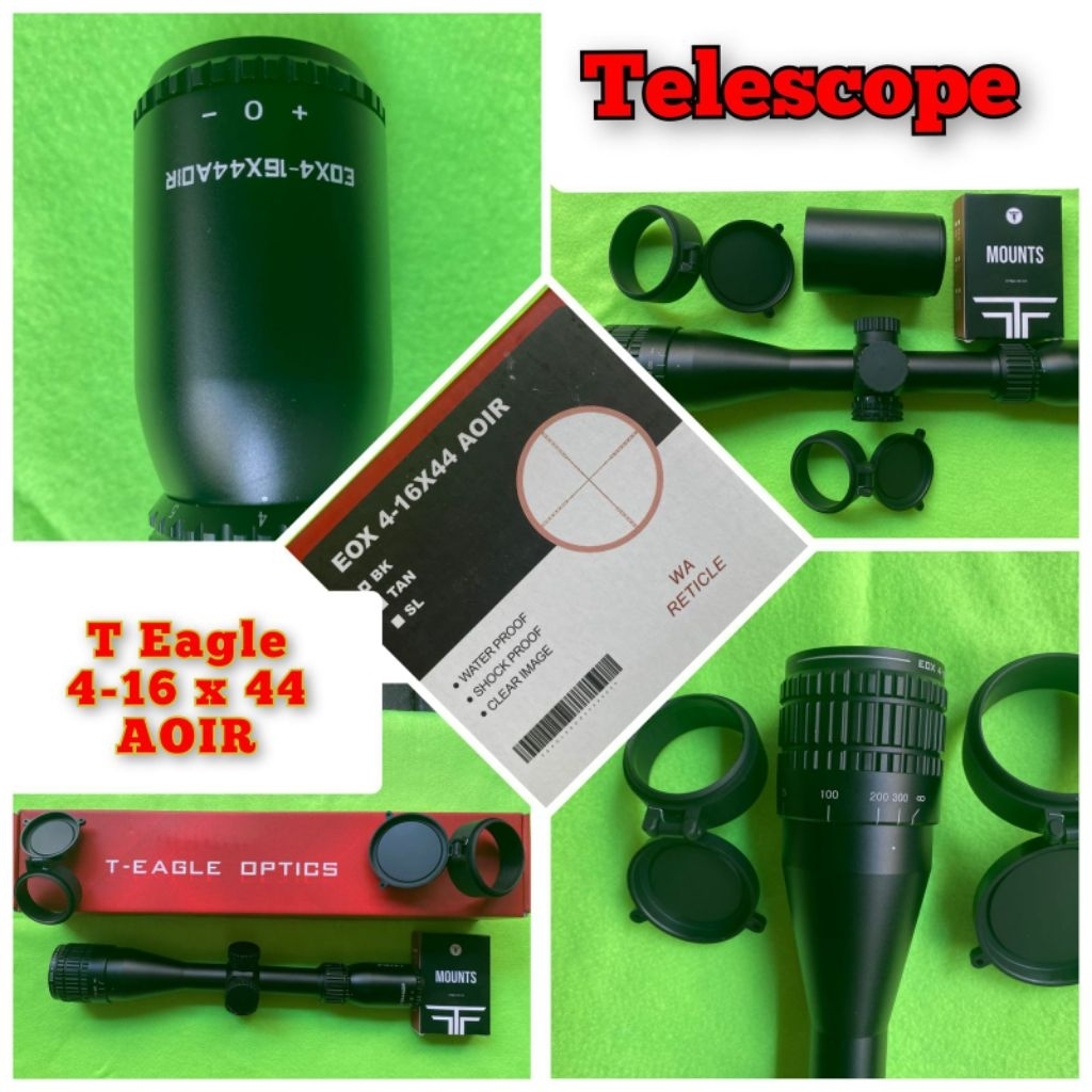 TELESCOPE T-EAGLE OPTICS EOX 4-16X44 AOIR ORIGINAL DAN TERMURAH