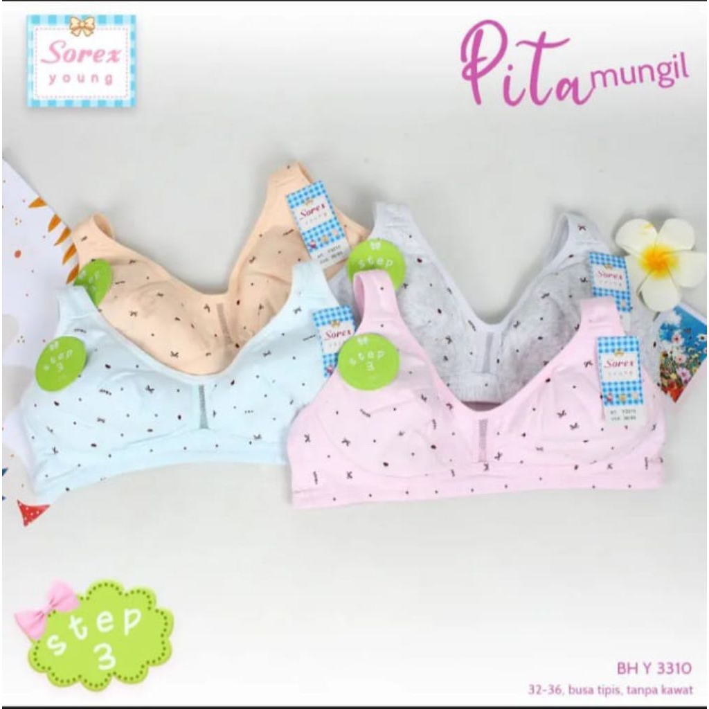Bra Remaja Sorex Y3310 / Bra anak sekolah sorex / Bra Pelajar Smp / Bh anak sekolah smp sorex / Bra 
