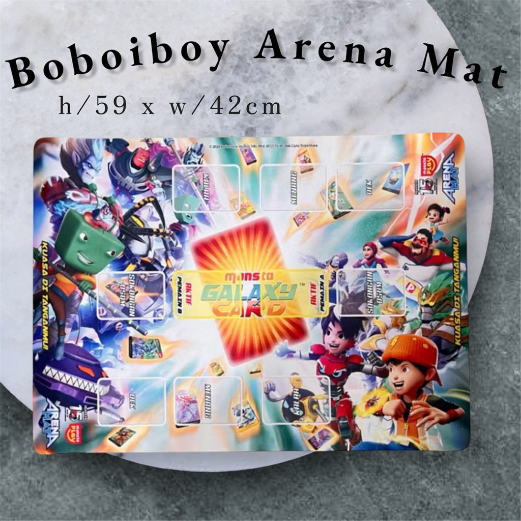 Boboiboy Monsta Galaxy Arena Mat - Alas Bermain Cad Boboiboy