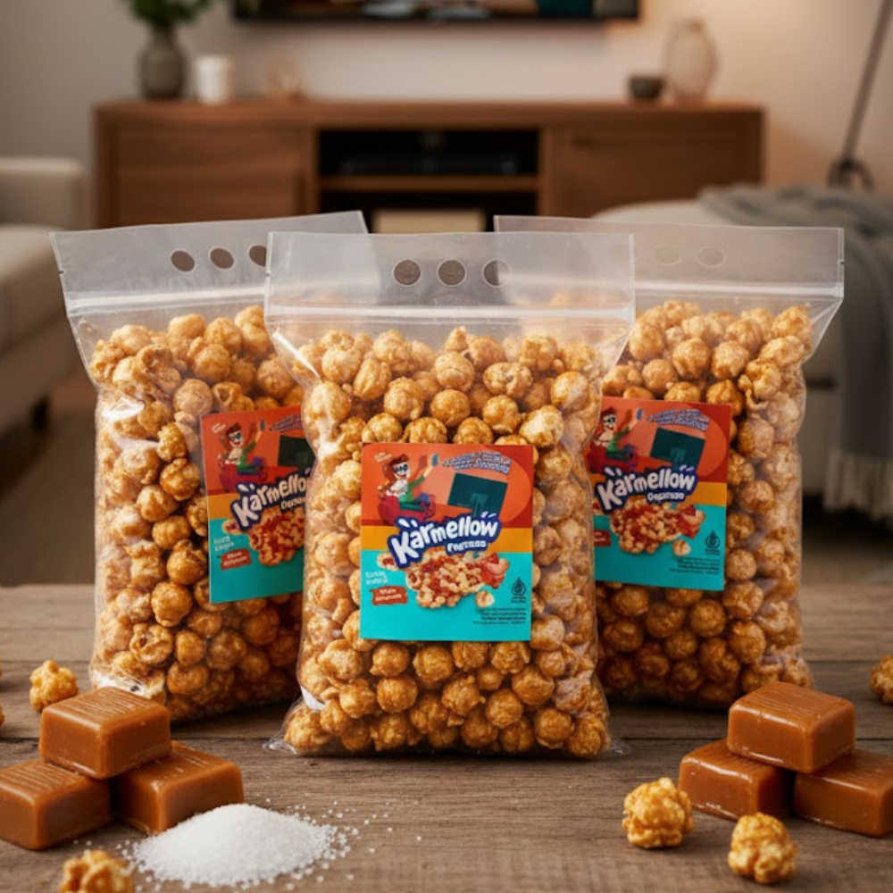Bundle 3 Sumatra Karmellow Popcorn Caramel 525g