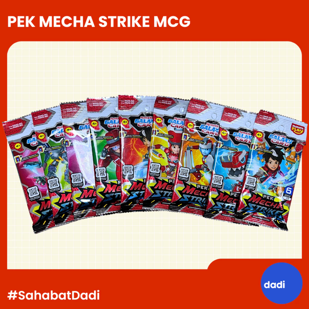 Monsta – Mechamato PEK Mecha Strike – Mainan / Card Game