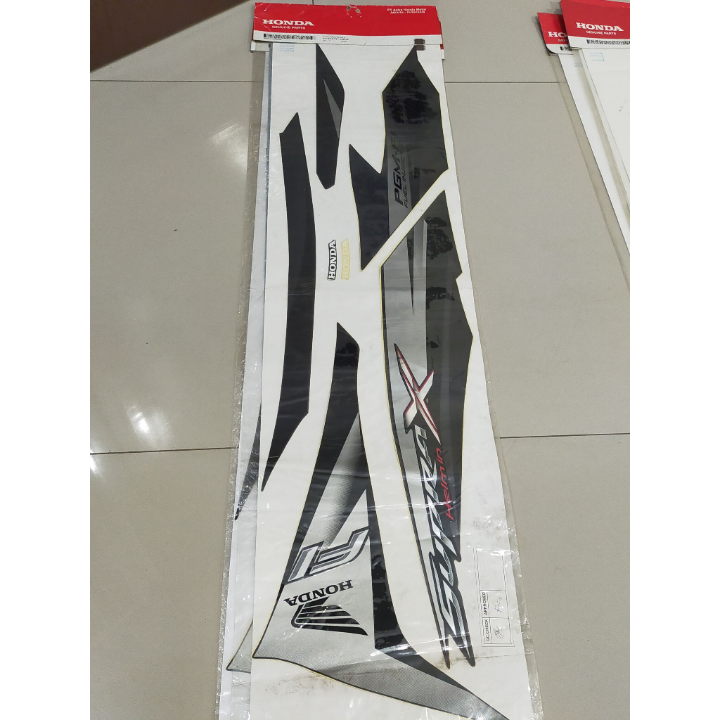 STRIPING KANAN SUPRA X ORIGINAL 871-X0-KYZ-710ZCR