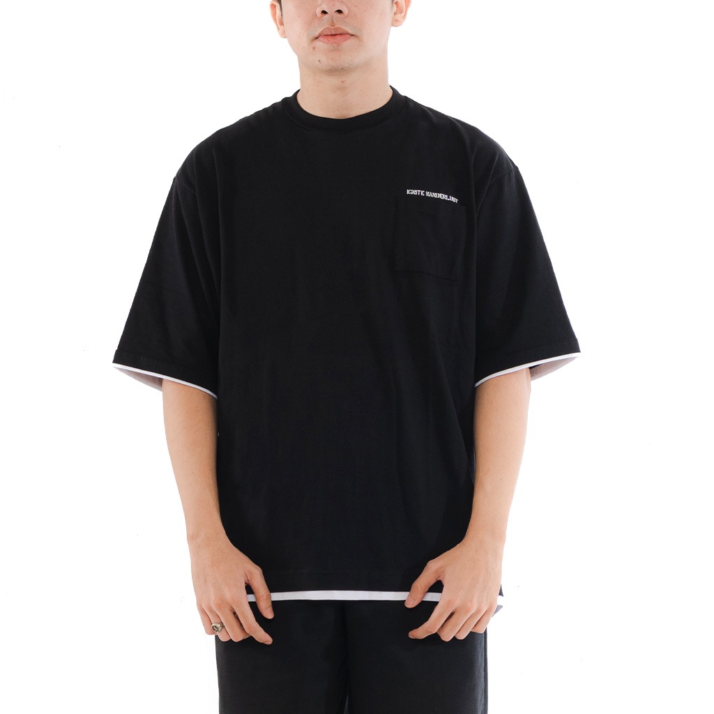 Mailo Oversized T-Shirt Kaos Black Ignite