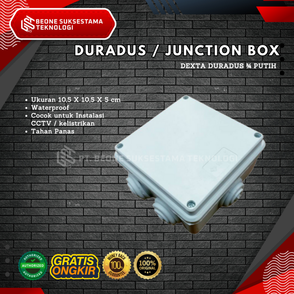 Duradus / Juction Box Outdoor Dexta Putih 3/4