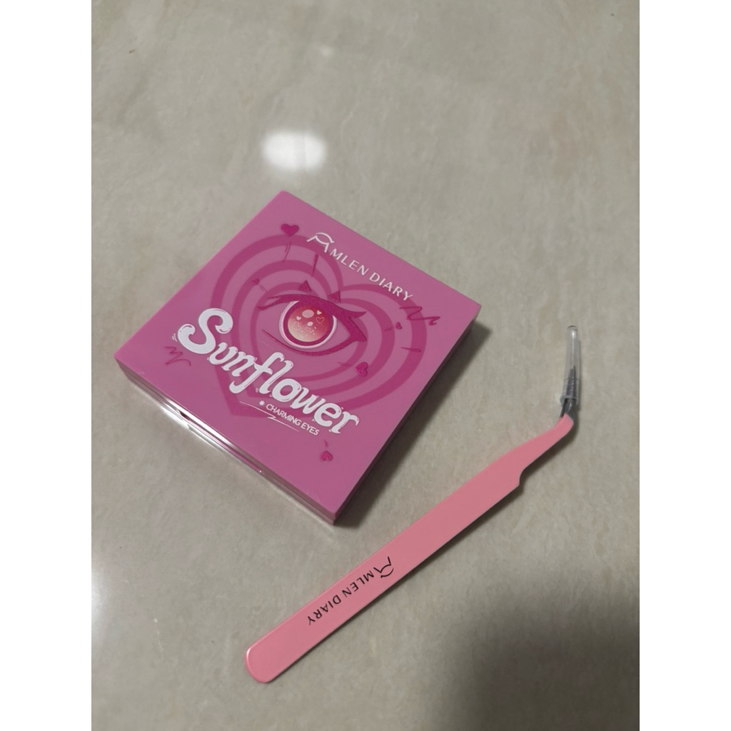New! - MLEN DIARY SUNFLOWER (butuh lem) + FREE Pinset!