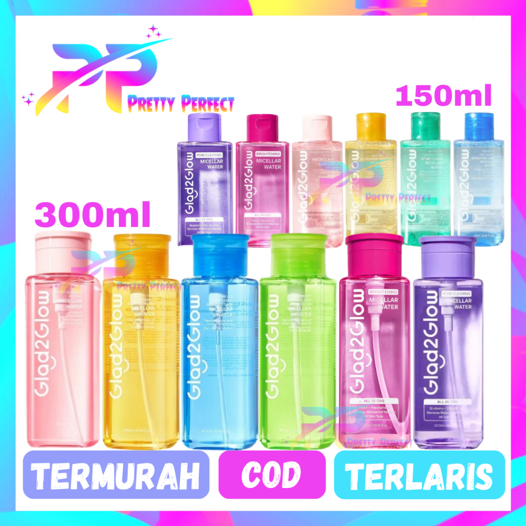 Glad2Glow Micellar Water Series