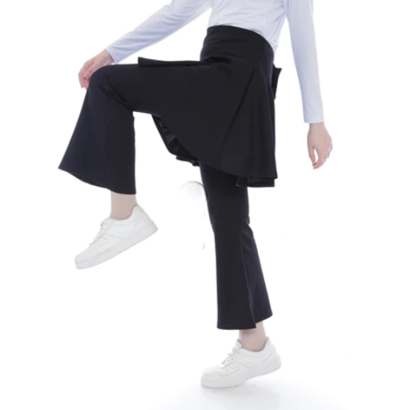 Nona Cutbray Rok HITAM BIG SIZE - Celana Olahraga Rok Legging Cutbray Scuba Highwaist
