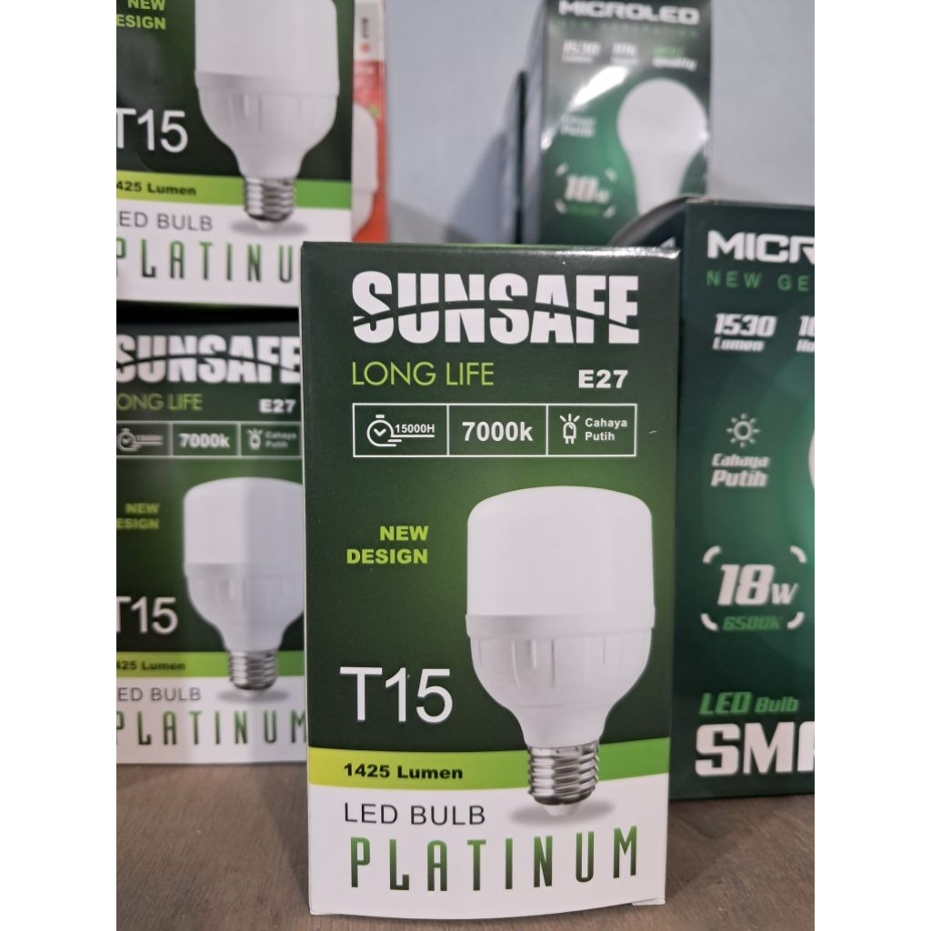 Lampu LED SUNSAFE Platinum T15 – Terang & Hemat Listrik