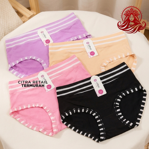 Laparis Celana Dalam Wanita Jumbo Impor Isi 6pcs By Laparis Art Laparis 6109