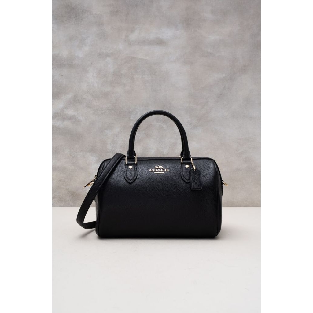 COACH Rowan satchel bag Gold - Black