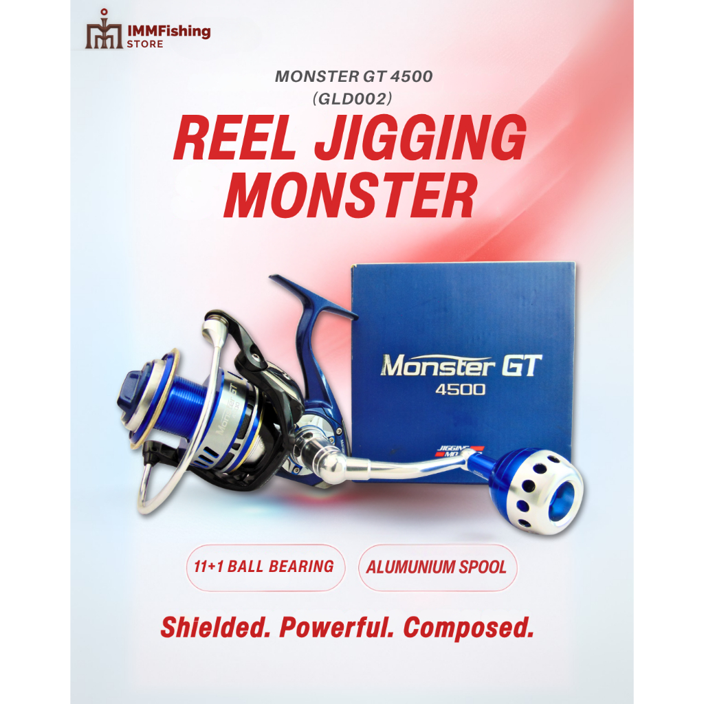 REEL JIGGING MONSTER GT | Alat Gulungan Pancing