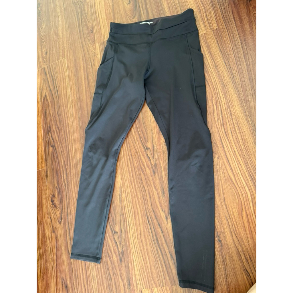 celana olahraga legging hitam forever21 preloved
