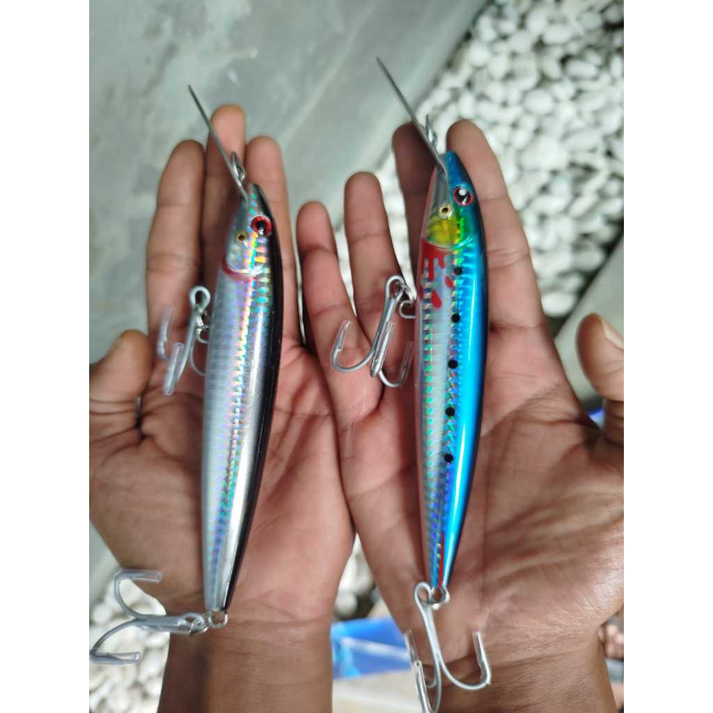 Minnow Metal Jig 17cm 33gr Strike Cepat – Umpan Pancing Laut Predator-Umpan Pancing Minnow Metal Jig