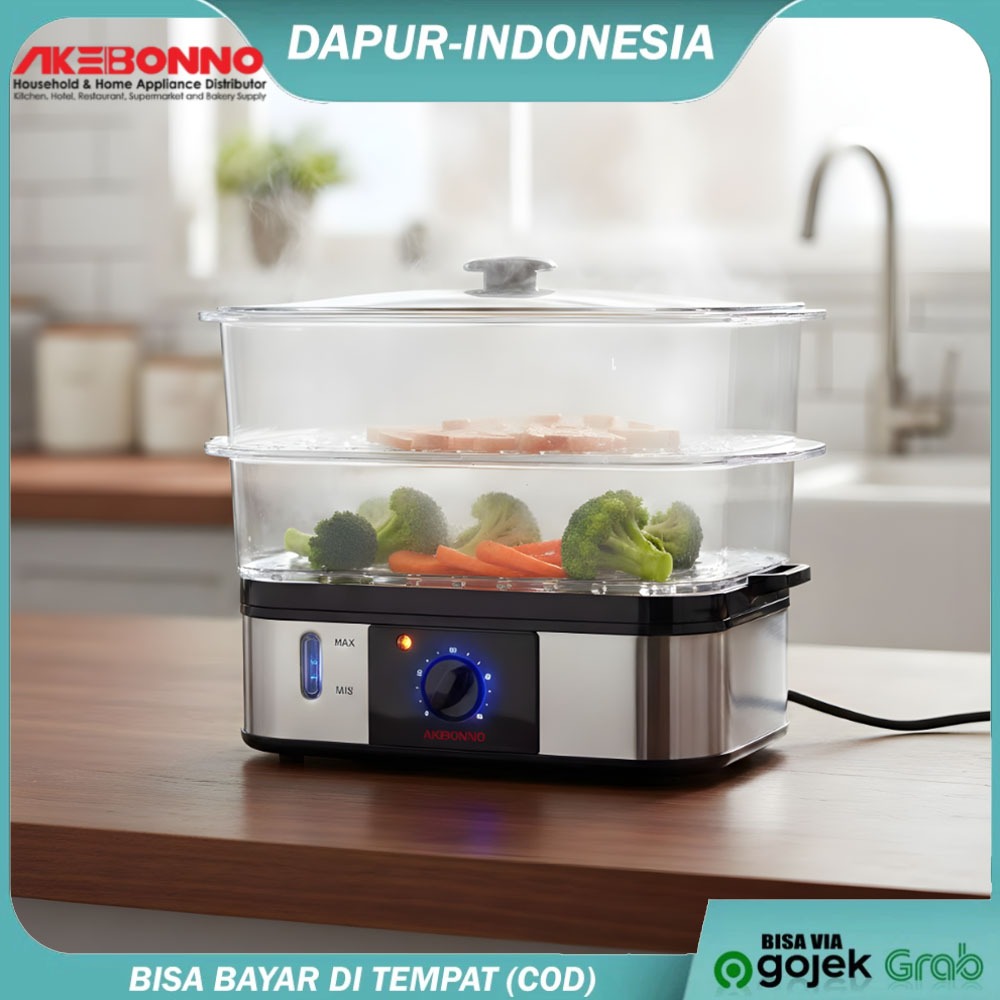 Steamer Listrik Efa By Akebonno Food Steamer/Kukusan Listrik MSP-10107