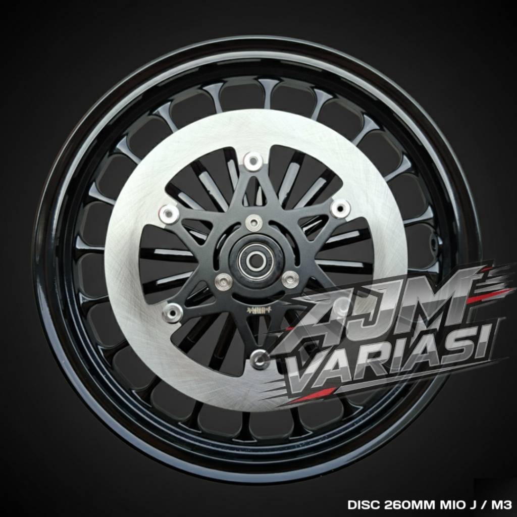 Piringan Cakram 260MM Mio J, Mio M3 Piringan Lubang 3 Plus Breket