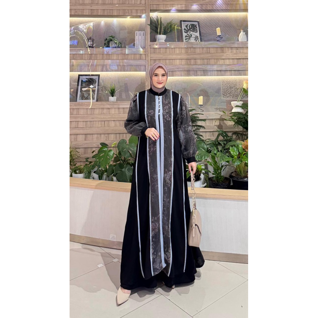 AIRA GAMIS HITAM KOMBINASI