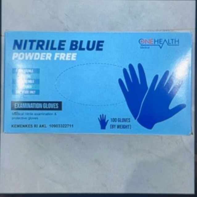 handscoon nitrile blue FP one health (size L)