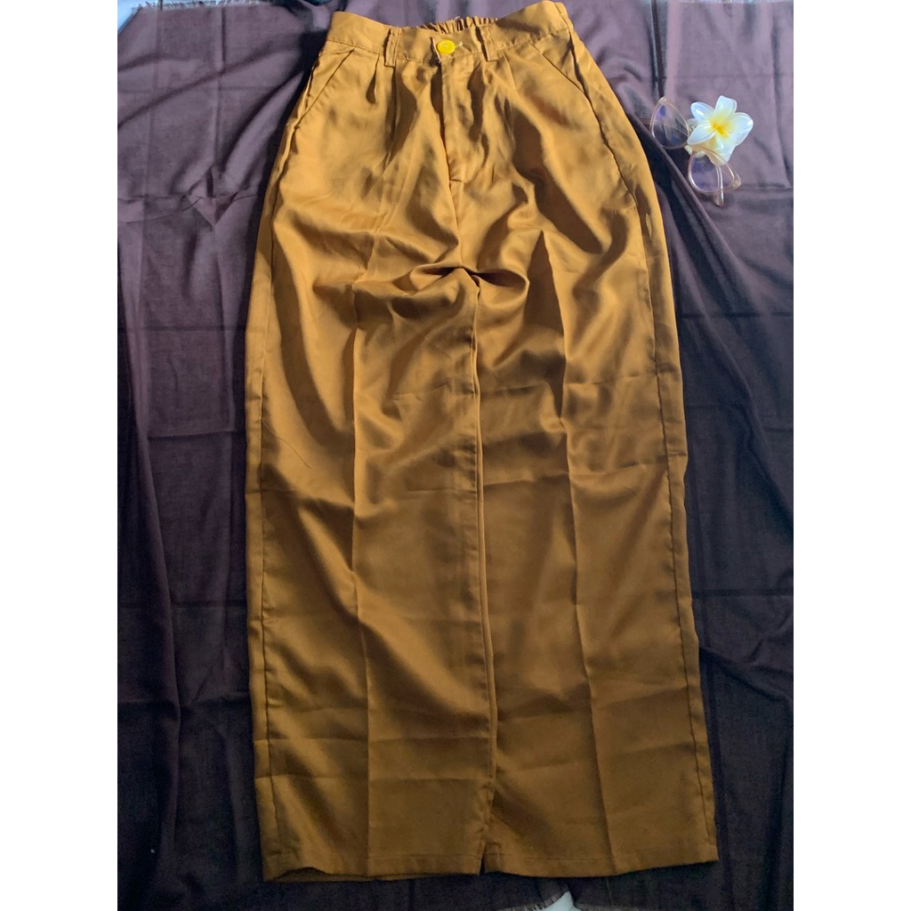 celana kulot high waist/kulot kain
