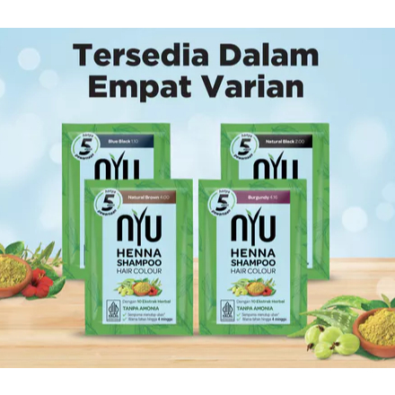 Nyu henna shampo sachet
