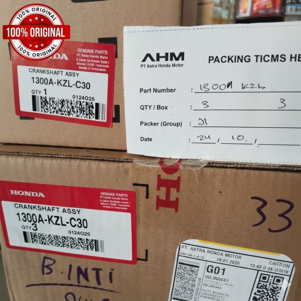 Kruk As Beat F1 Injeksi 1300A-KZL-C30 Original AHM