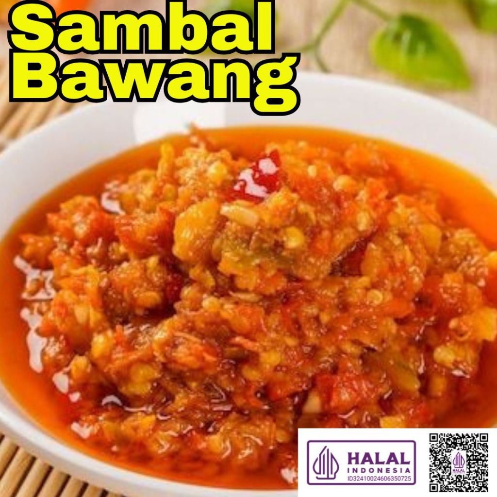 150gr Sambal Bawang Original/ Sambal Bawang Asli/ Sambal/ Sambel/ Sambal Kemasan/ Sambal Instant/ Sa