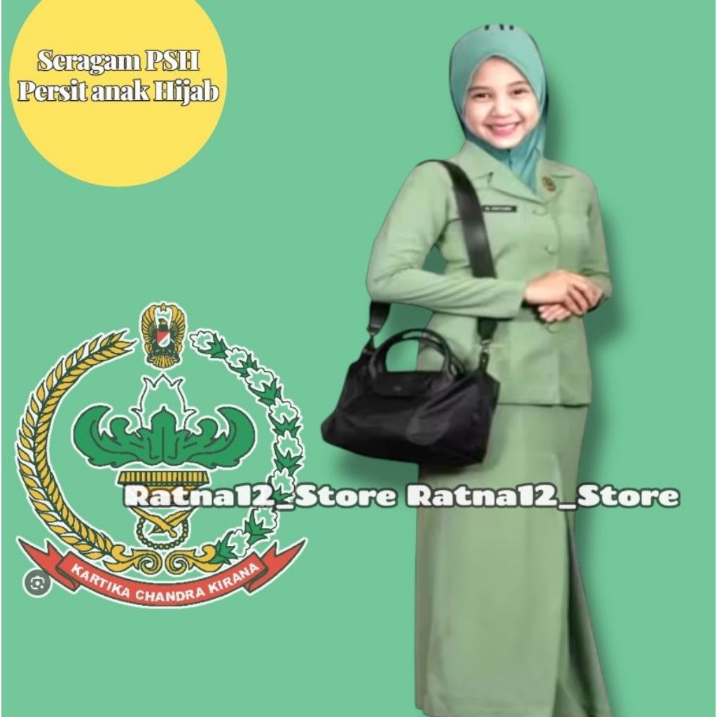 SERAGAM SETELAN PSH PERSIT JILBAB ANAK PEREMPUAN/BAJU PSH PERSIT JILBAB ANAK PAUD,TK, SD