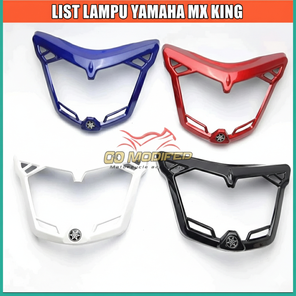 List Lampu Mx King Topeng Cover Headlamp Depan Motor Yamaha Mx King 150
