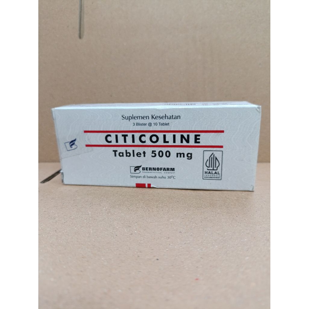 citicoline 500mg box 30 tablet