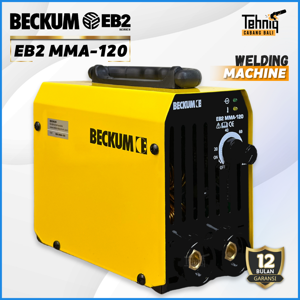 Beckum Mesin Las EB2 MMA 120 Mesin Travo Las Mini Listrik Inverter Welding Machine