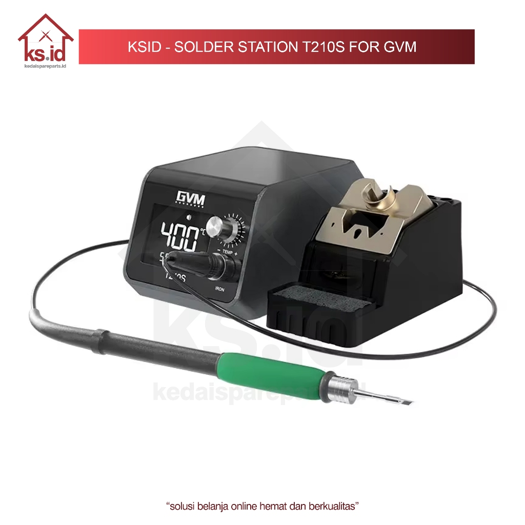 KSID - Solder Station T210S for GVM / Soldering Station T210S for GVM Plus 1 Mata Solder GVM C210 Pi