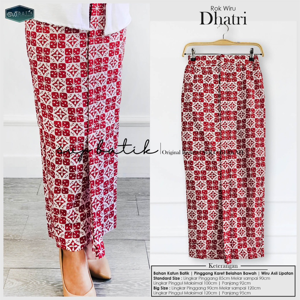 ROK WIRU SPAN BATIK BAWAHAN KEBAYA BATIK SOLO HIJAB FRIENDLY ELEGAN BATIK SOLO EKSKLUSIF