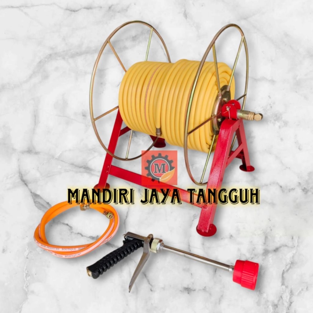 Selang pengairan, selang steam, selang penyiraman pertanian panjang 50 Meter komplit gulungan selang