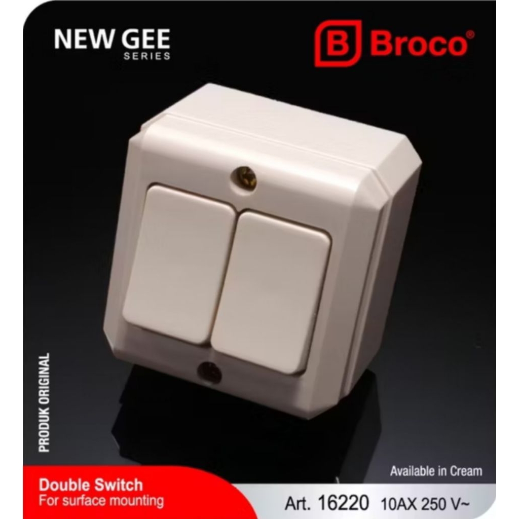 saklar ganda broco