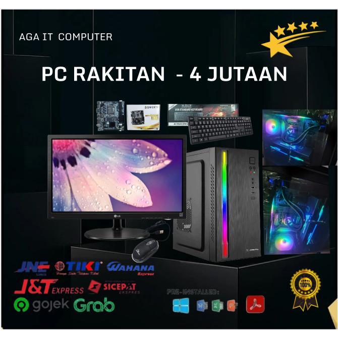 PC RAKITAN COMPUTER PAKET LENGKAP SESUAI KEBUTUHAN – 4 JUTAAN