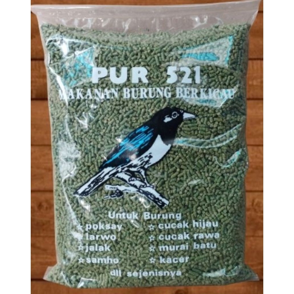 521 Pur pakan burung berkicau Pur hijau