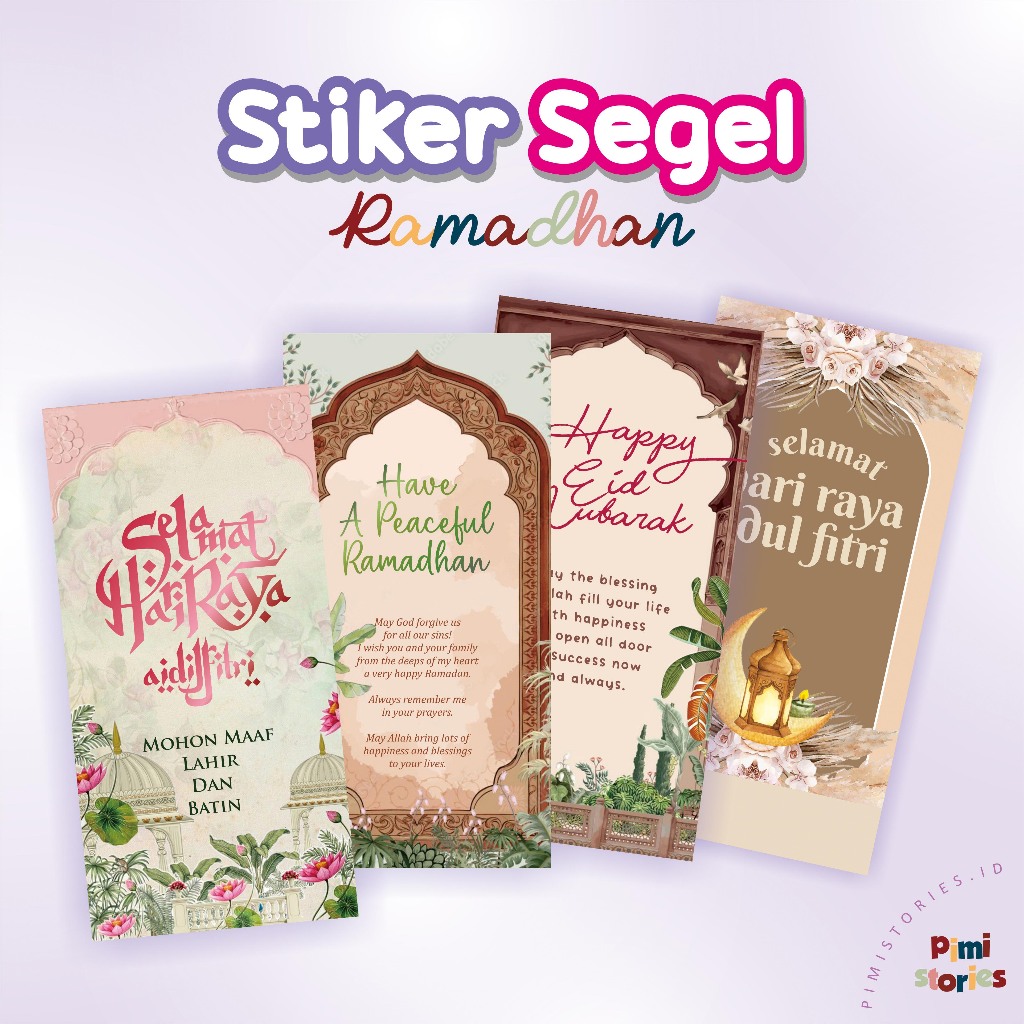 STIKER SEGEL BOX - LEBARAN IDUL FITRI HAMPERS GIFT