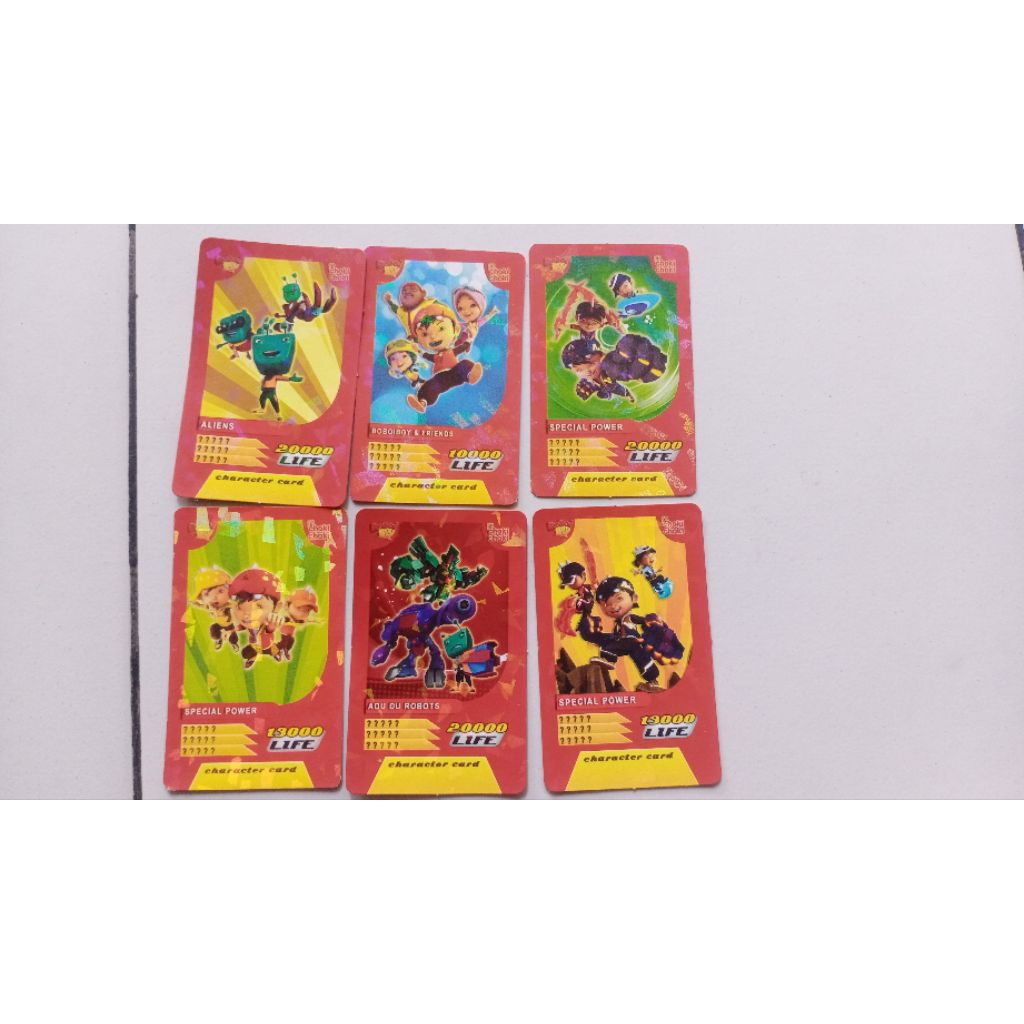 Kartu Boboiboy 2015 asli dari Choki Choki