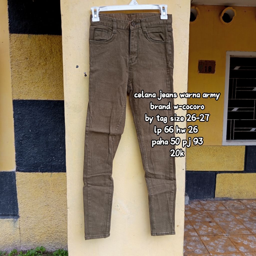 celana jeans army 20k preloved/pl by RH