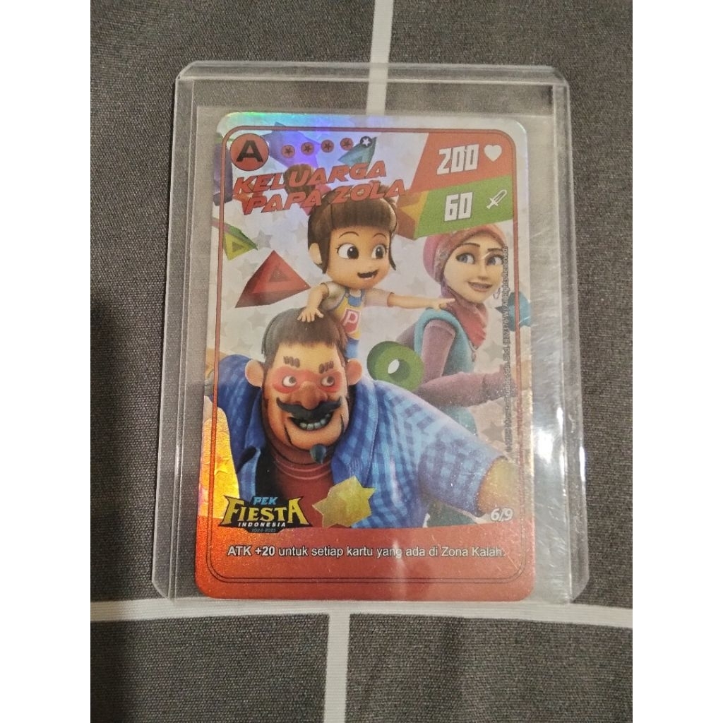 Monsta galaxy card pek fiesta Indonesia keluarga papa zola