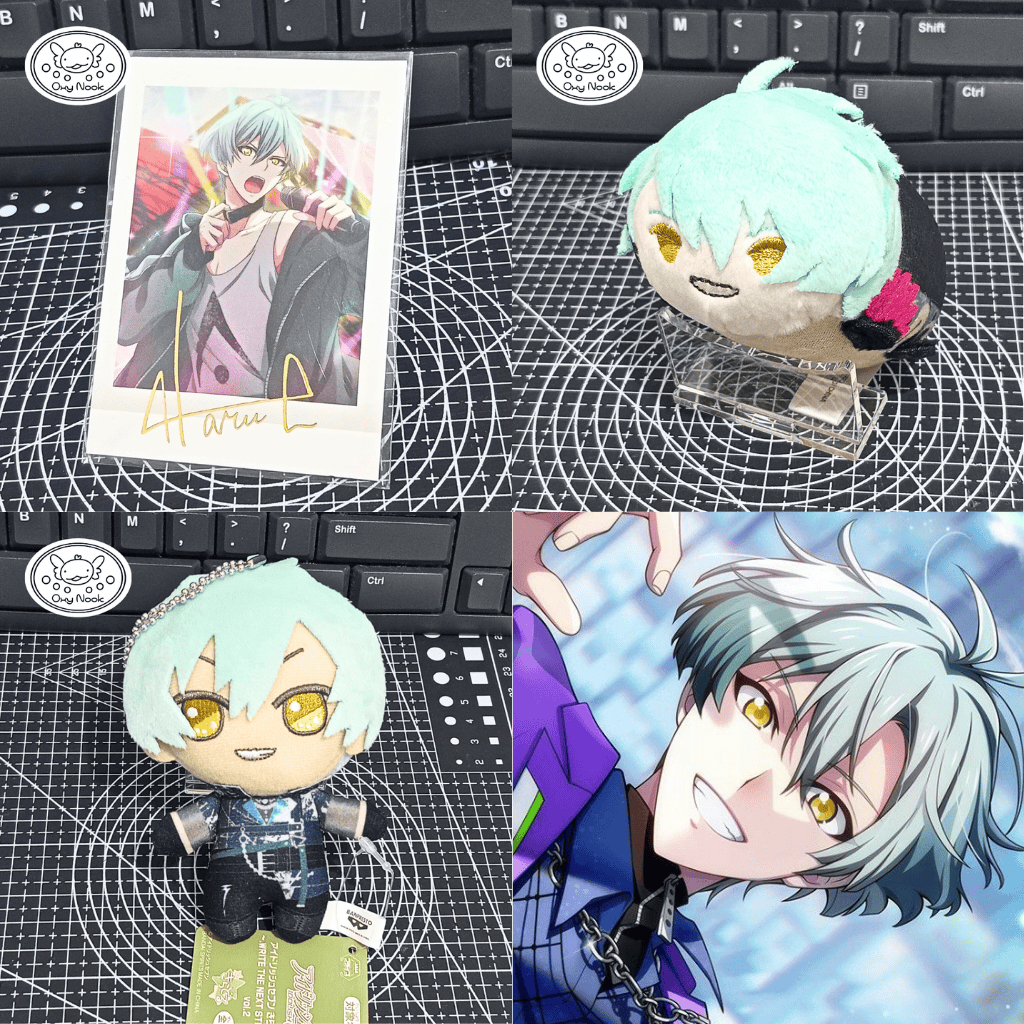 Idolish 7 Ainana Official Merch Pasha, Nui, Mochi, 8th Anniv Card & Frame Keychain Zool Haruka Isumi