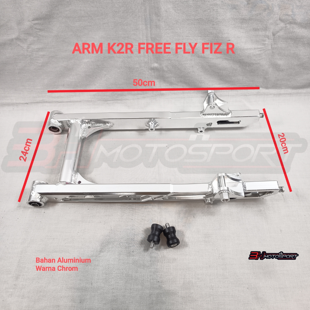 ARM K2R FREE FLY FIZ R ; JUPITER Z ; NINJA R ; NINJA RR WARNA CHROME