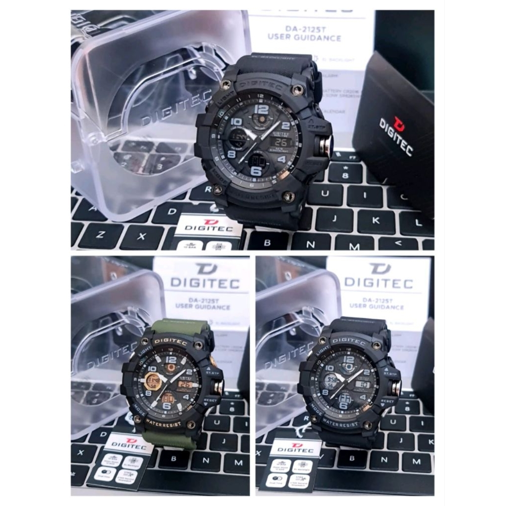 JAM TANGAN PRIA ORIGINAL DIGITEC 2125/ DIGITEC 2125 ORIGINAL