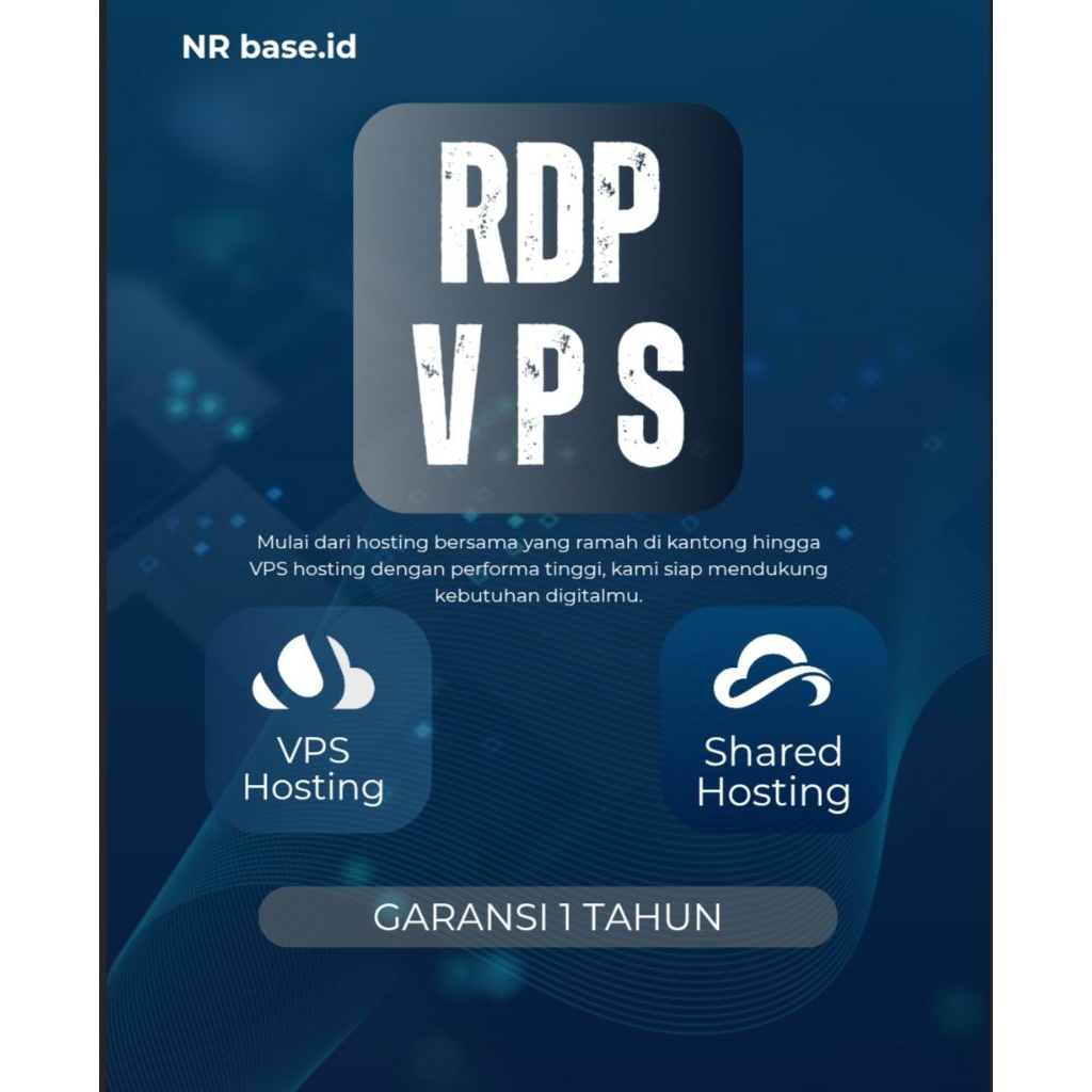 VPS | RDP - 1 Tahun garansi